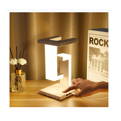 Floating lamp, wireless charger decorative light for bedroom/office
