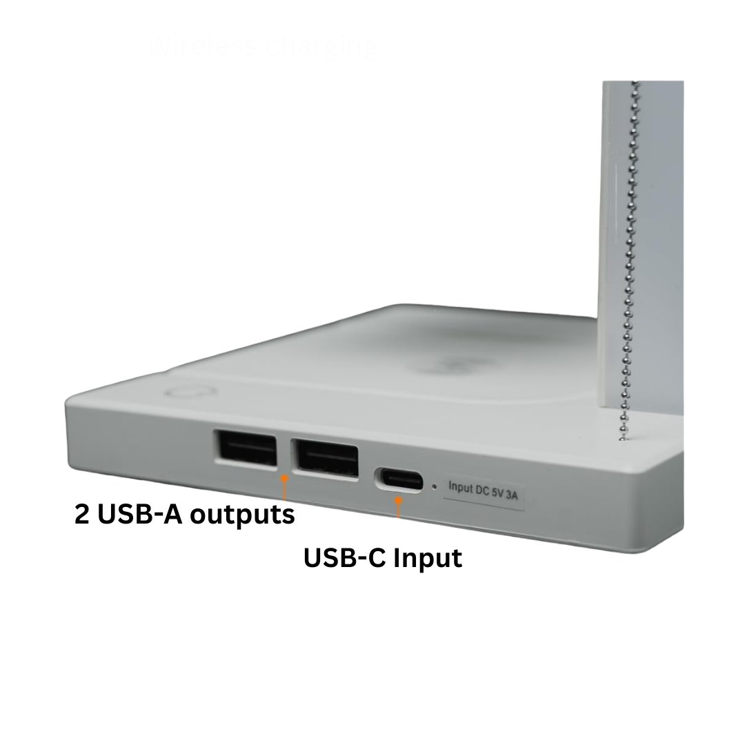 Floating lamp, wireless charger decorative light for bedroom/office